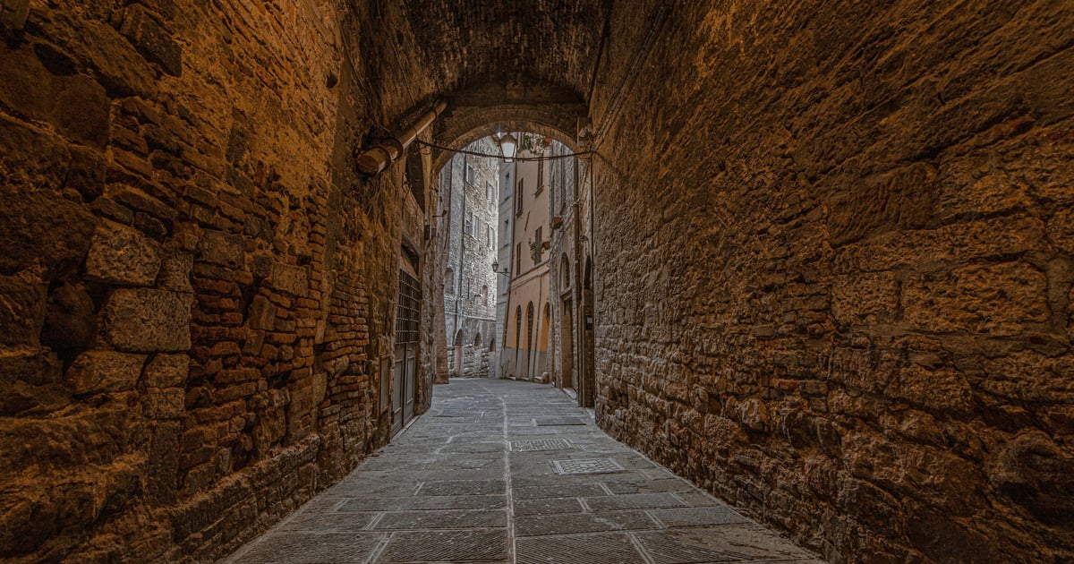 Piazze e scalinate di Perugia: percorso breve